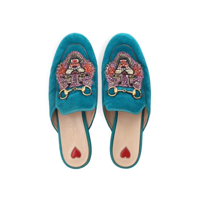 GUCCI Velvet Mules